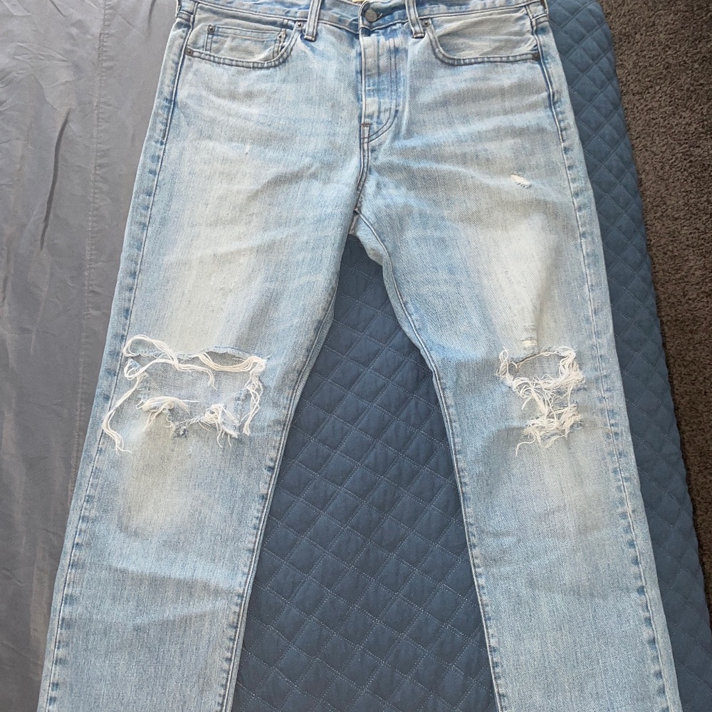 Jcrew 770 Ripped Jeans